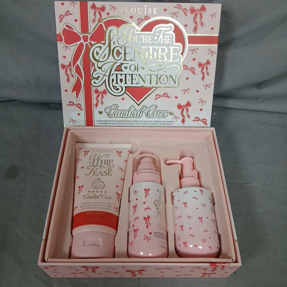 BOXED PLOUISE YOU'RE THE SCENTRE OF ATTENTION CANDIED CORE GIFT SET