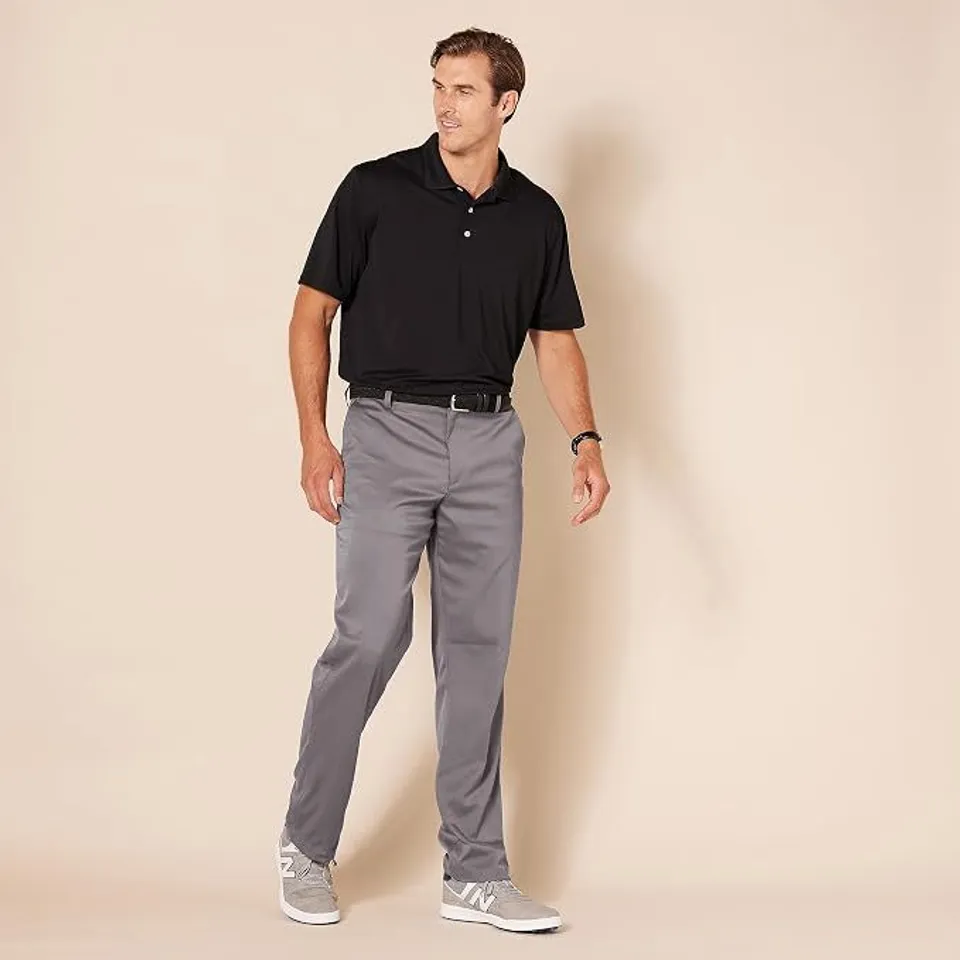 AMAZON ESSENTIALS GREY TROUSERS 29W X 32L