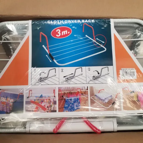 BOX CONTAINING APPROXIMATELY 48 BRAND NEW CLOTH DRYER RACKS