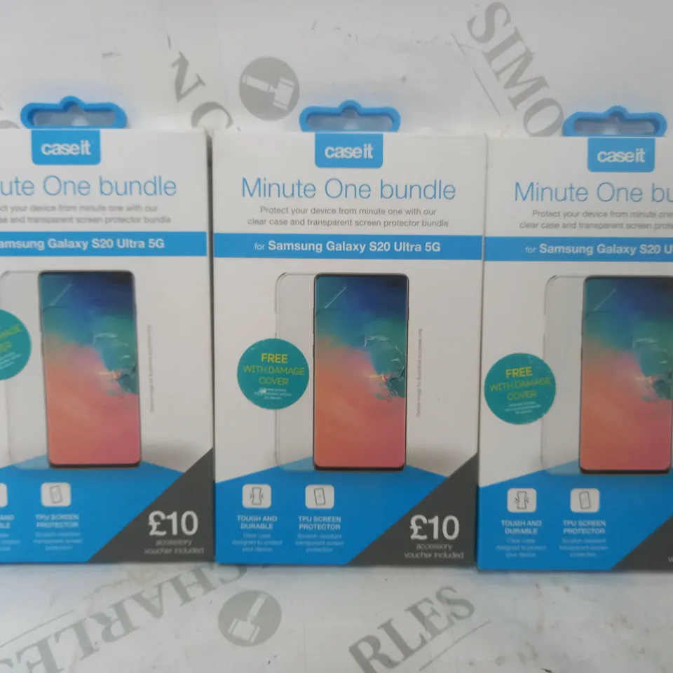 BOX OF APPROX 60 CASE IT MINUTE ONE BUNDLE FOR SAMSUNG GALAXY S20 ULTRA 