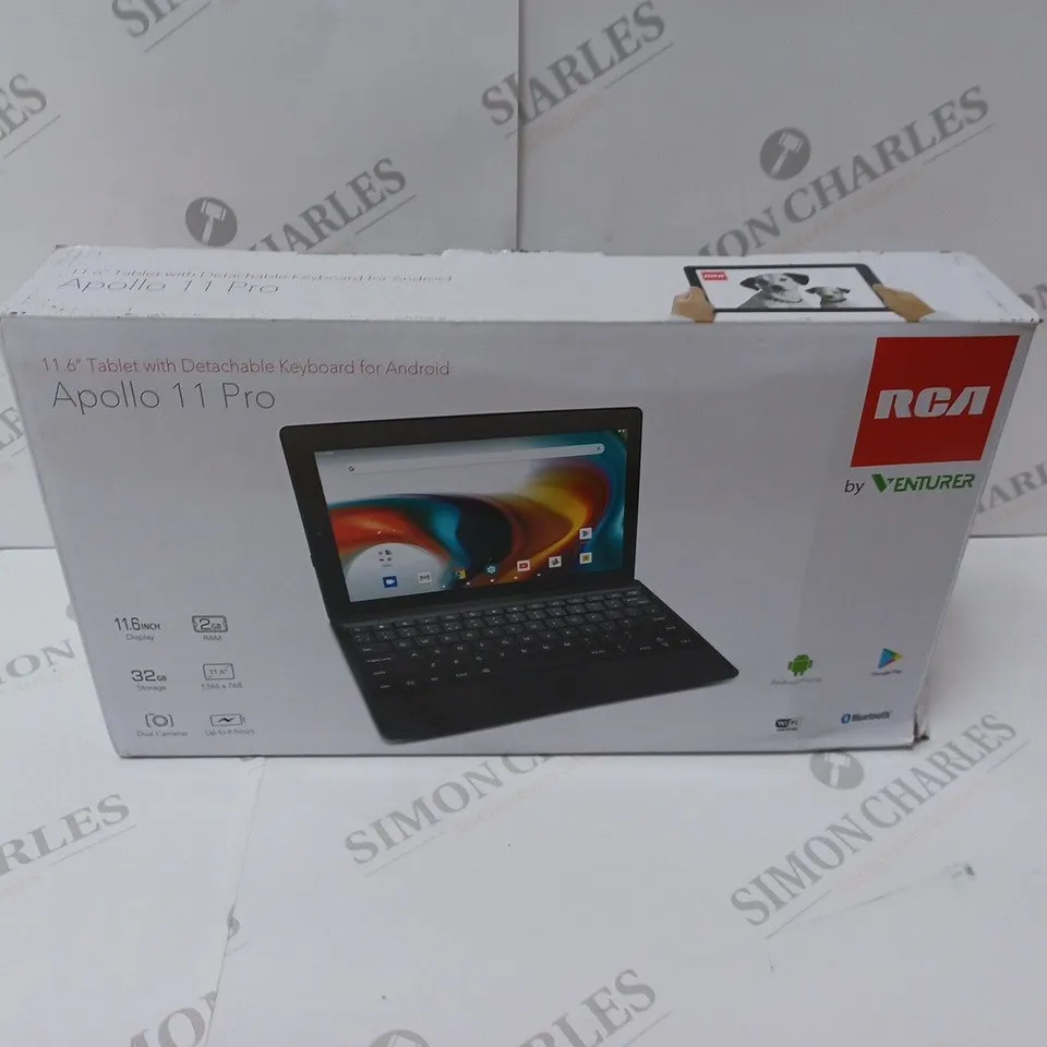 BRAND NEW BOXED VENTURER APOLLO 11 PRO 11.6” TABLET - 32 GB, BLACK