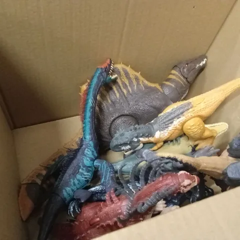 BOX TO CONTAIN APPROXIMATELY 11 DINOSAUR FIGURES