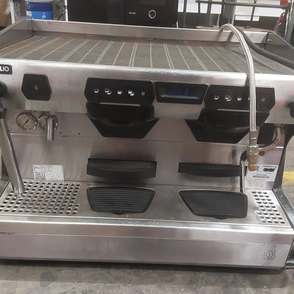 RANCILIO CLASSE 7 2 GROUP COMMERCIAL COFFEE MACHINE WITH ISTEAM