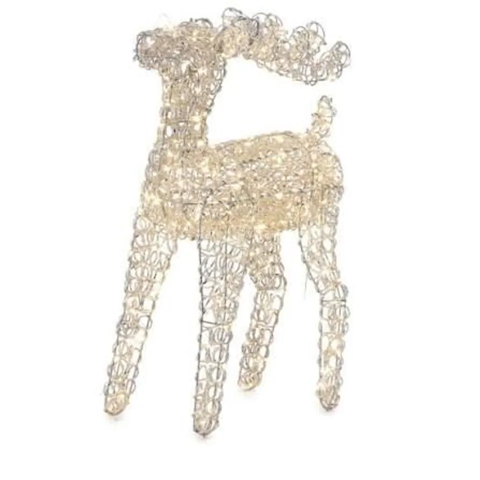 FESTIVE PRE LIT MICRODOT REINDEER
