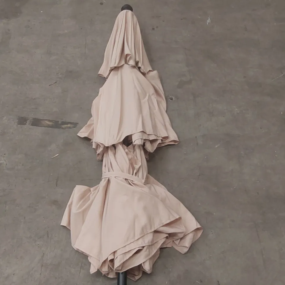 LEIGH 3M MARKET PARASOL FABRIC COLOUR:BEIGE
