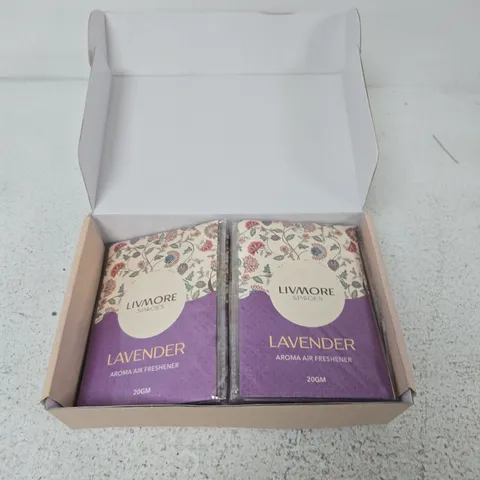 LIVMORE SPACES LAVENDER AROMA AIR FRESHENER GIFT SET