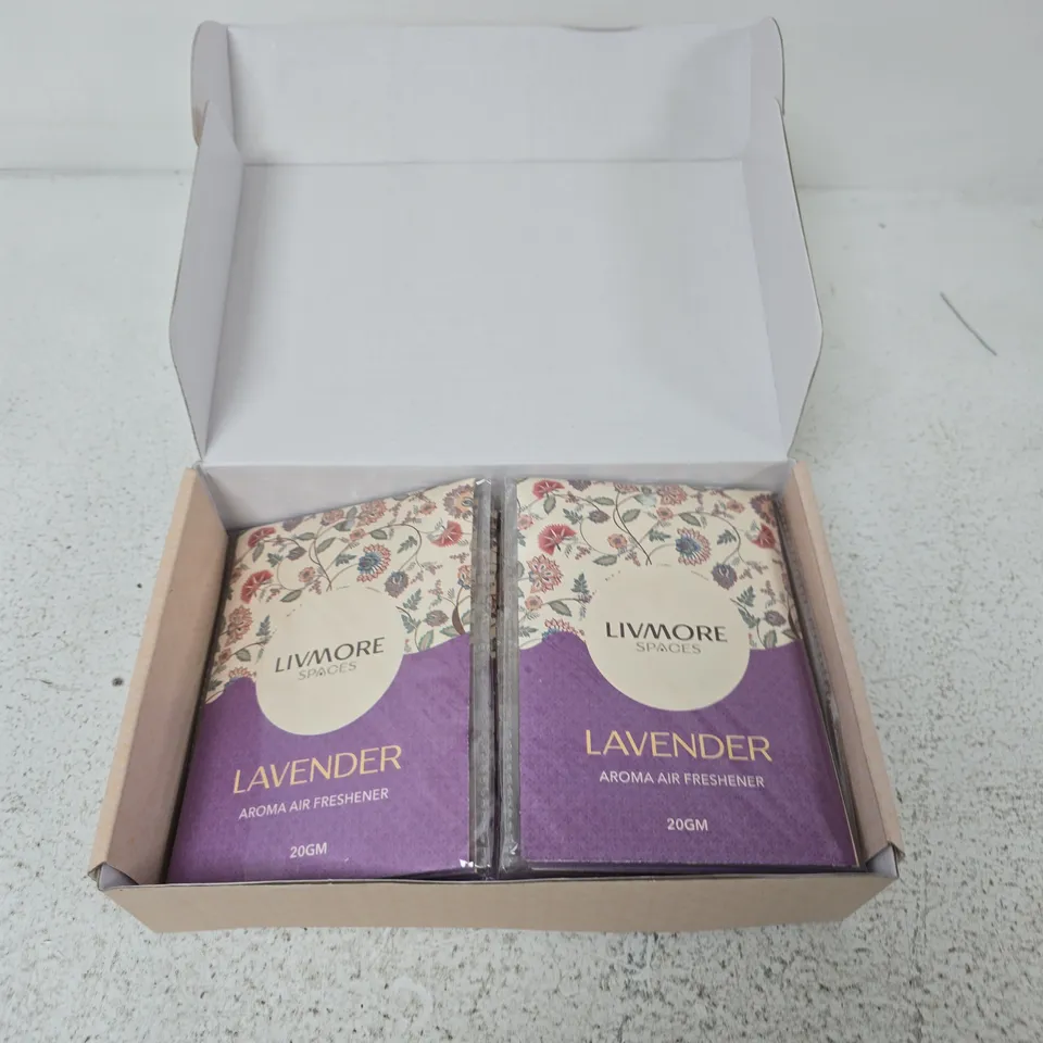 LIVMORE SPACES LAVENDER AROMA AIR FRESHENER GIFT SET