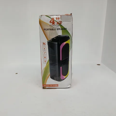 DOUBLE HORN SPEAKER PORTABLE 