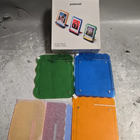 BOXED POLAROID ACRYLIC PHOTO FRAME TRIO PACK 