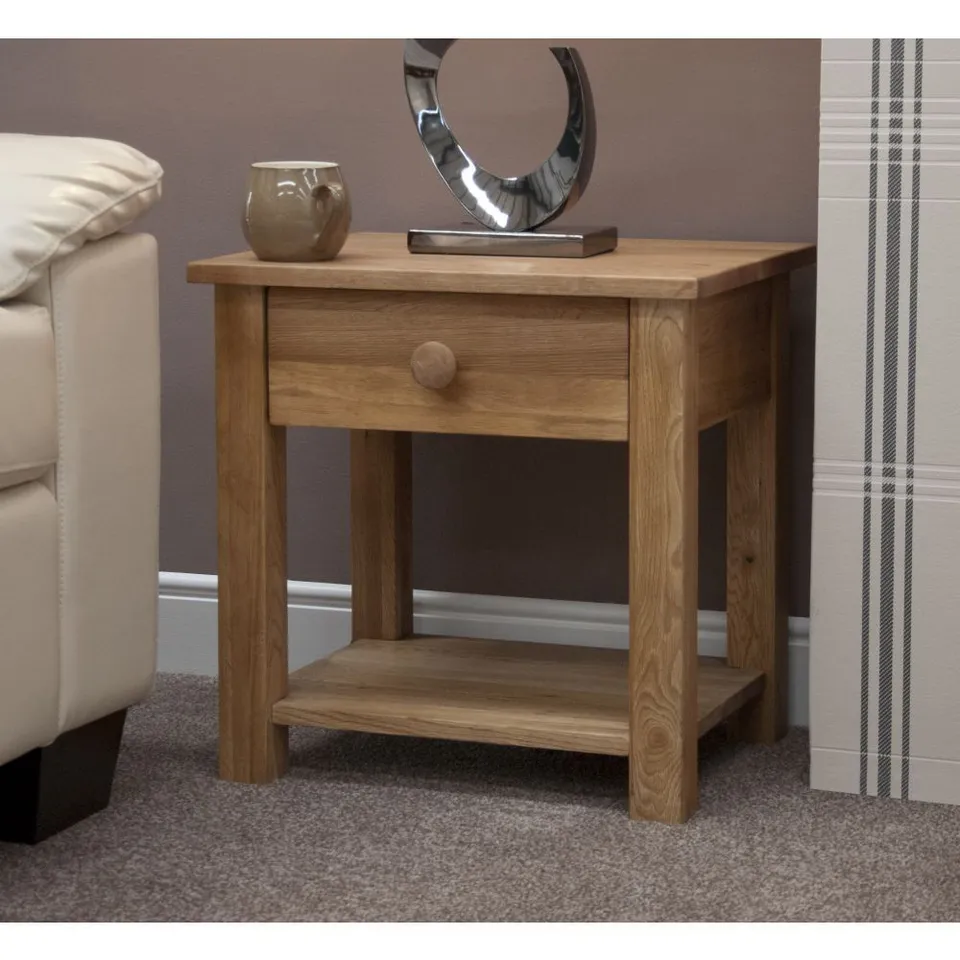 TORINO WOOD LAMP TABLE 