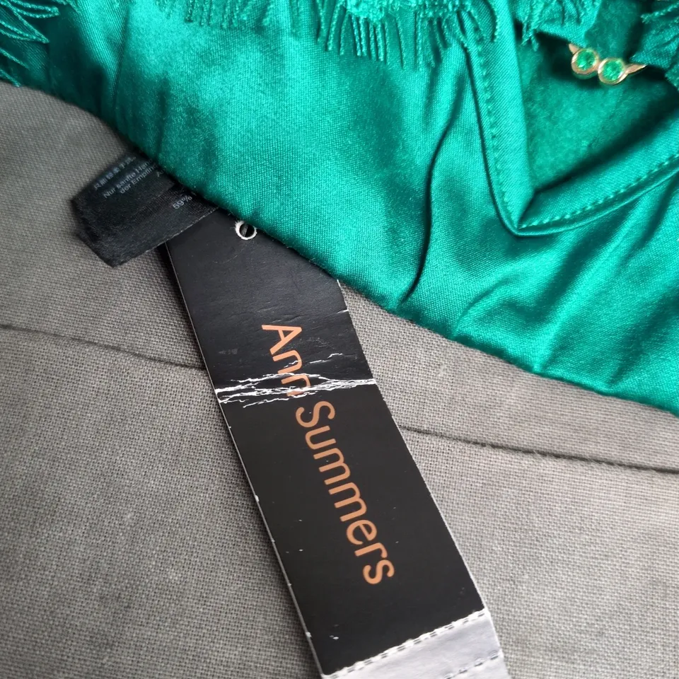 ANN SUMMERS THE HEADTURNER WASPIE GREEN – XXL (UK 24-26)