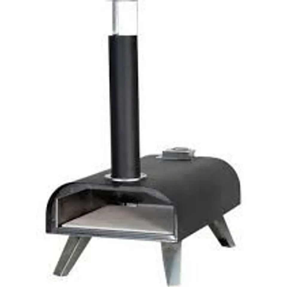 BOXED ZANUSSI ZPO1BPC WOOD PELLET PIZZA OVEN - BLACK