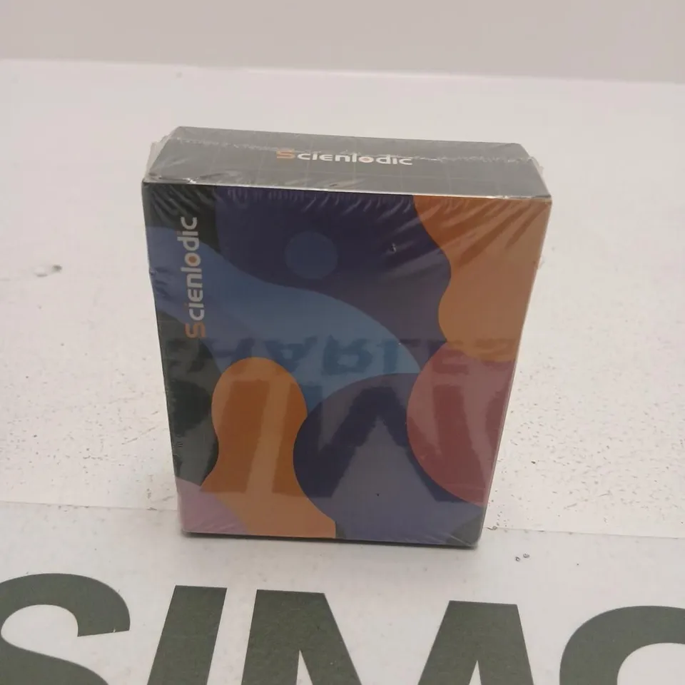 SCIENLODIC HEARING AID IN BLUE CASE WITH MANUAL 