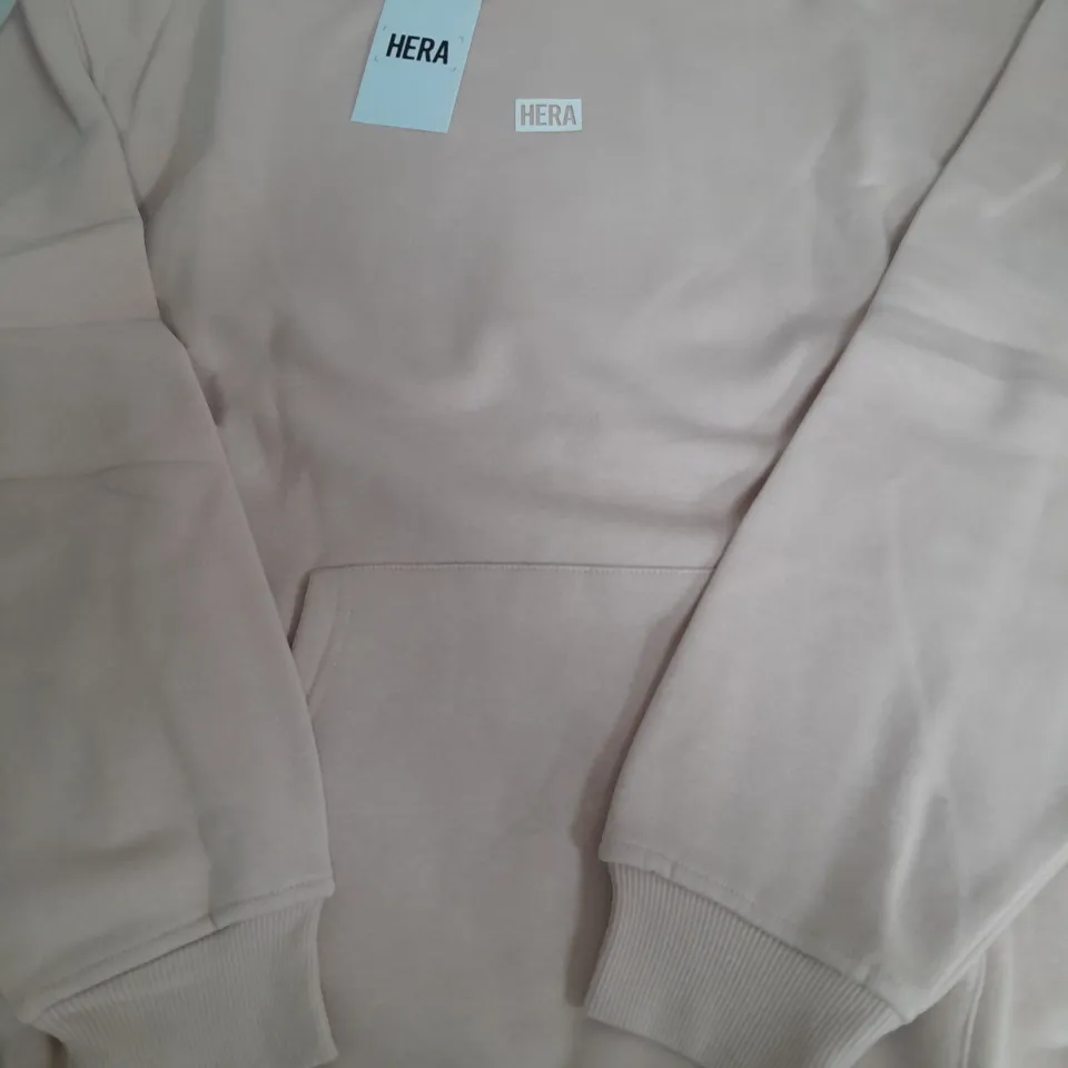 HERA SALMON PINK COLLECTIVE HOODIE - SMALL