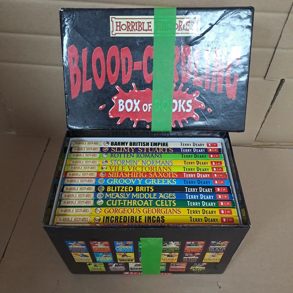 HORRIBLE HISTORIES BOX OF BOOKS