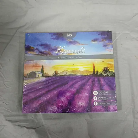 36 SEALED SETS OF KOMOREBI WATERCOLOUR PAINT SET 