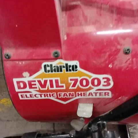 CLARKE DEVIL 7003 ELECTRIC FAN HEATER