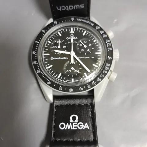 OMEGA SWATCH MISSION TO THE MOON BIOCERAMIC S WATCH