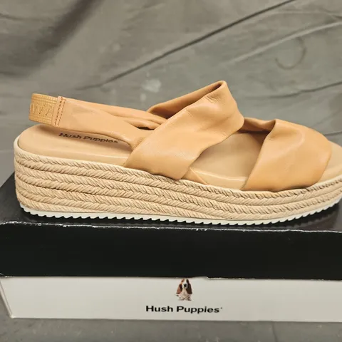 BOXED PAIR OF HUSH PUPPIES WOMENS RACHEL STRAP SANDALS - UK SIZE 7