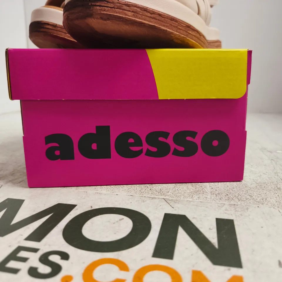 ADESSO BEIGE SANDALS – WOMENS FOOTWEAR BOXED UK 6