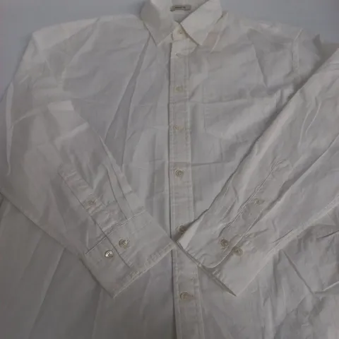 GANT REL DOBBY STRIPE SHIRT β EGGSHELL WHITE, SIZE M