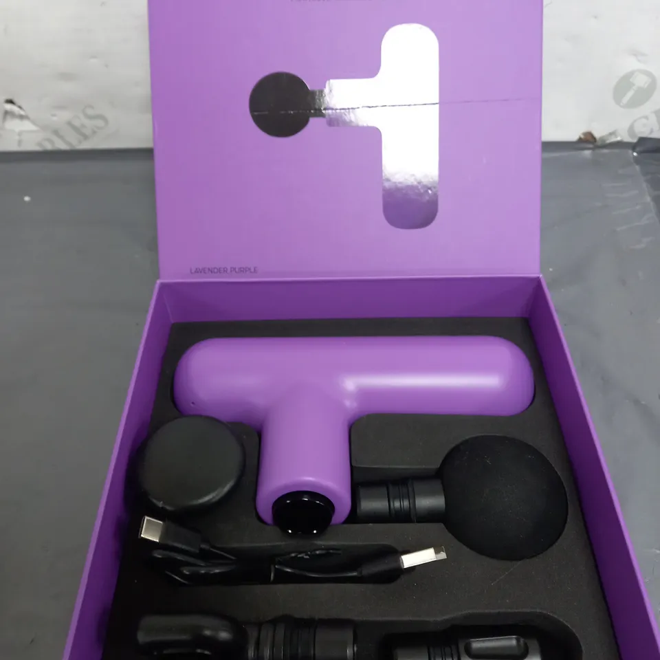 LOLA 4 SPEED HAND HELD MASSAGE GUN PURPLE