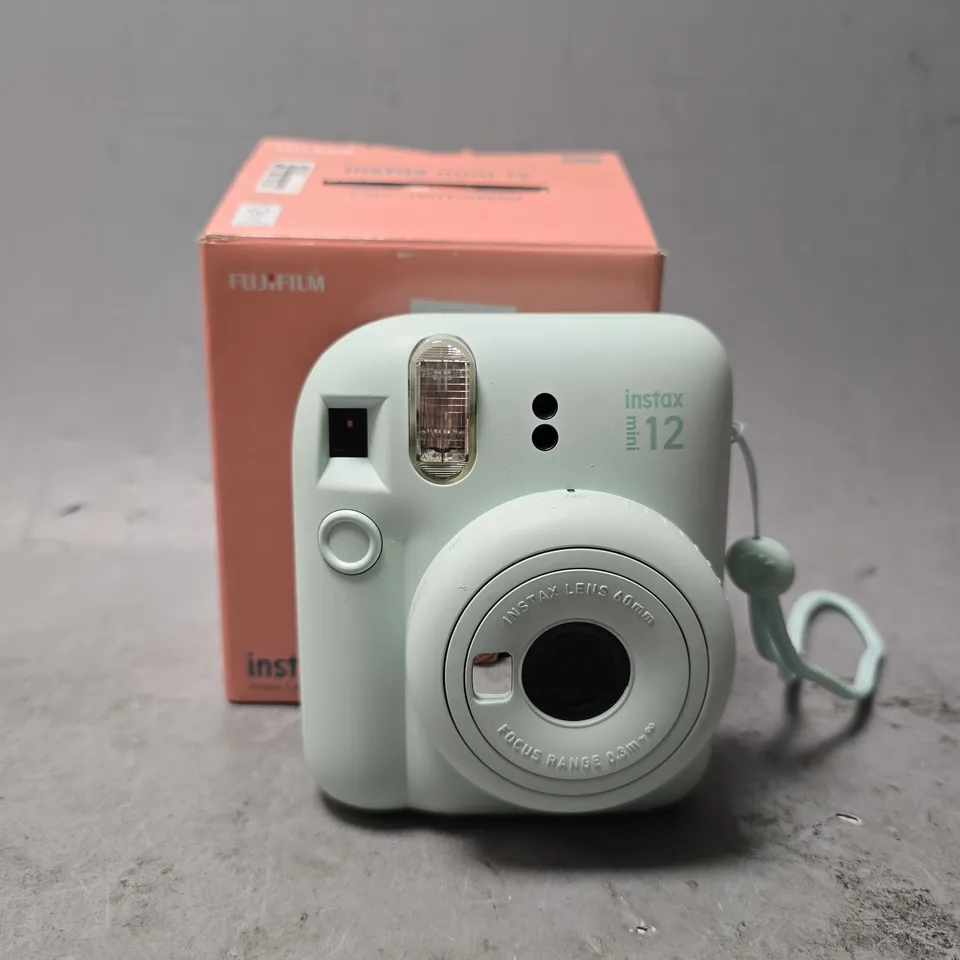 BOXED FUJIFILM INSTAX MINI 12 INSTANT CAMERA