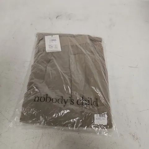 NOBODY'S CHILD KHAKI JARROW TROUSER UK12