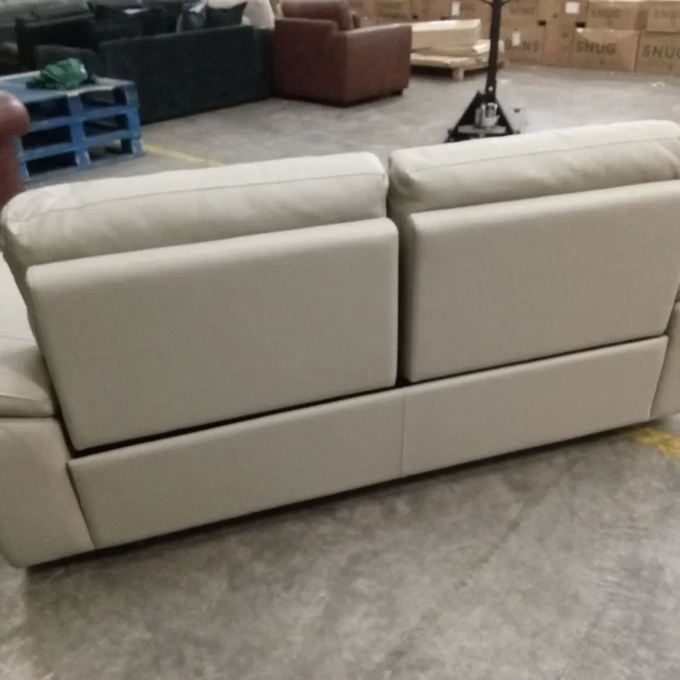 PAVILION 3 SEATER LEATHER/FAUX LEATHER POWER RECLINER SOFA RRP £1049