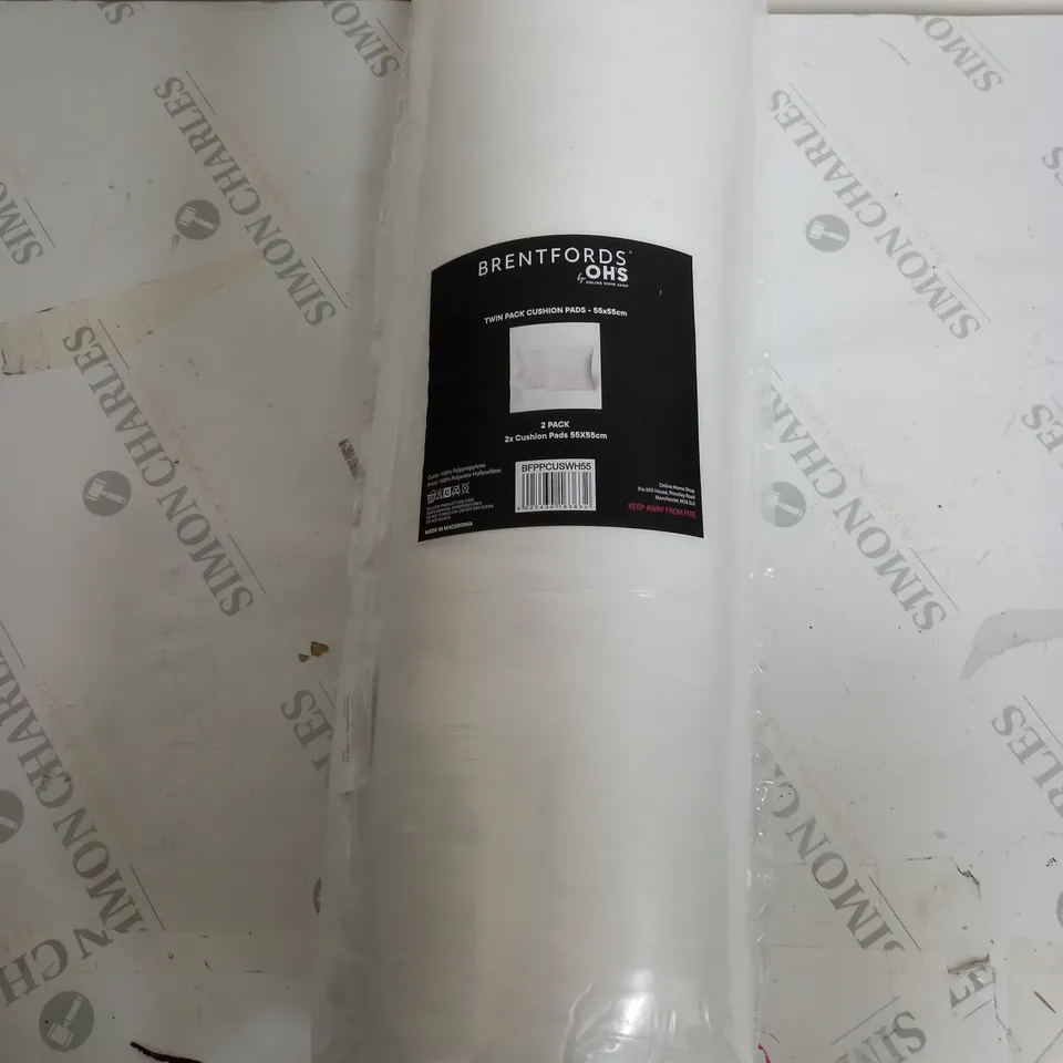 BRENTFORD BY OHS TWIN CUSHION PADS 55x55cm