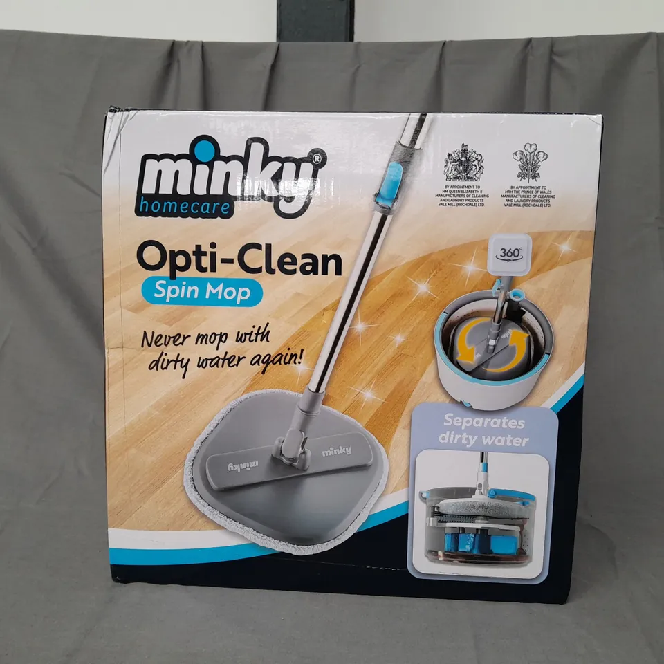 BOXED MINKY OPTI-CLEAN SPIN MOP