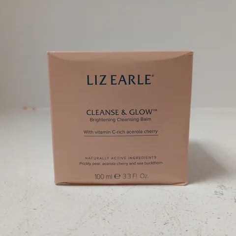 LIZ EARLE CLEANSE & GLOW BRIGHTENING CLEANSING BALM – 100 ML, BOXED