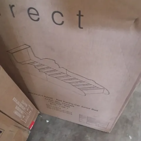 BOXED MCC DIRECT RED RACING CAR JUNIOR BED