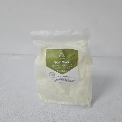 SOY WAX FLAKES – UNSCENTED, 1 KG / 2.2 LB