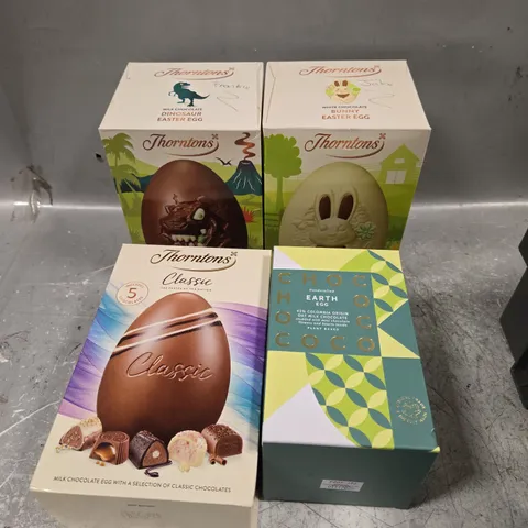 4 X ASSORTED CHOCOLATE EASTER EGGS 