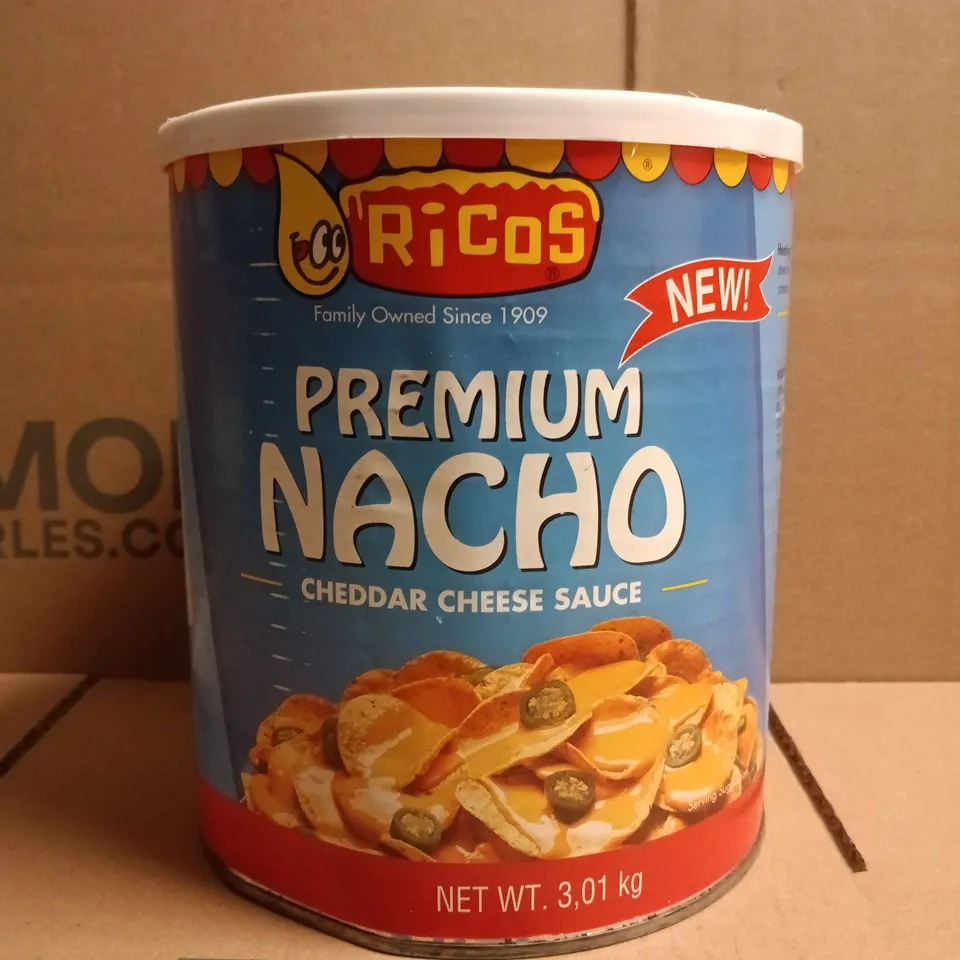 RICOS PREMIUM NACHO CHEDDAR CHEESE SAUCE (3.01KG)