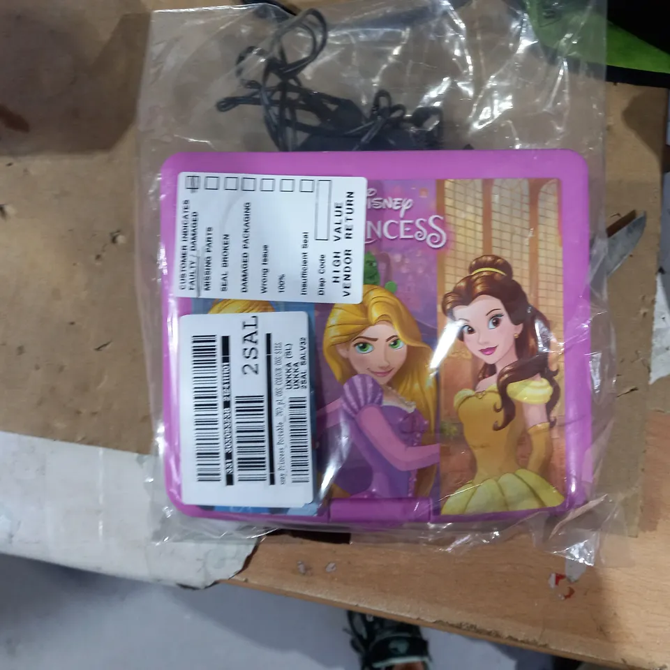 DISNEY PRINCESS PORTABLE DVD PLAYER 
