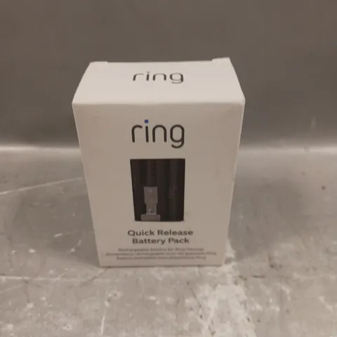 BOXED RING QUICK RELEASE BATTERY PACK 