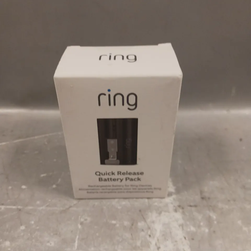 BOXED RING QUICK RELEASE BATTERY PACK 