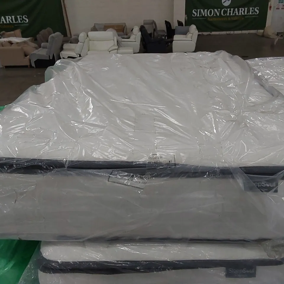 QUALITY BAGGED 4' SMALL DOUBLE CLOUD ANGENITA PILLOW-TOP SPRUNG MATTRESS 