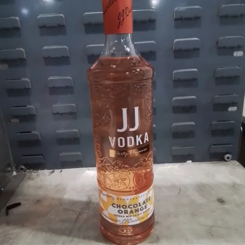 BOTTLE OF JJ VODKA CHOCOLATE ORANGE FLAVOUR 70cl