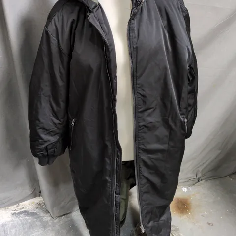 SIMPLY BE WOMEN'S LONG PADDED COAT – UK 18, BLACK