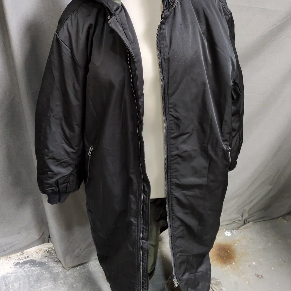 SIMPLY BE WOMEN'S LONG PADDED COAT – UK 18, BLACK