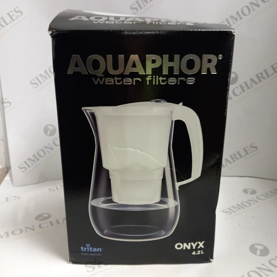 BOXED TRITAN AQUAPHOR WATER FILTER ONYX 4.2L BLACK