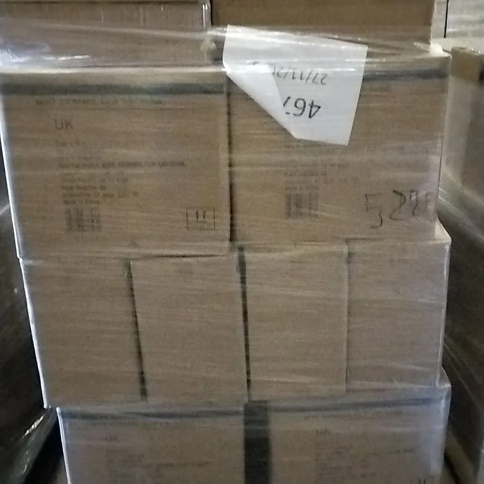 PALLET OF APPROXIMATELY 28 X BOXES OF BRAND NEW GEORGE HOME 500ML MINT CERAMIC CLIP LID JARS - 24 JARS PER BOX 