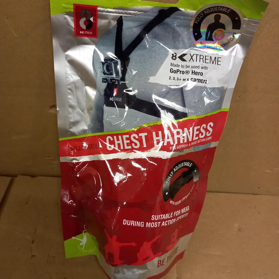 8K EXTREME ADJUSTABLE CHEST HARNESS FOR GOPRO HERO 2/3/3+/4 CAMERA - SML-XXL	