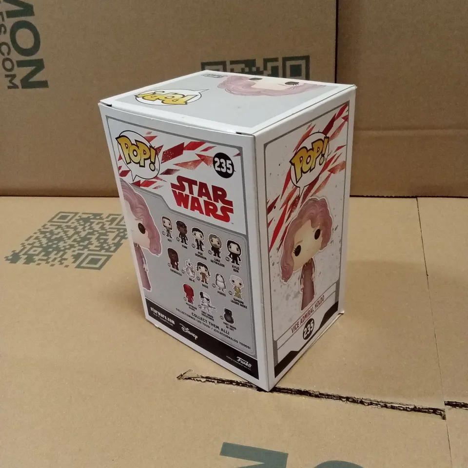 BOXED FUNKO POP STAR WARS 235 VICE ADMIRAL HOLDO