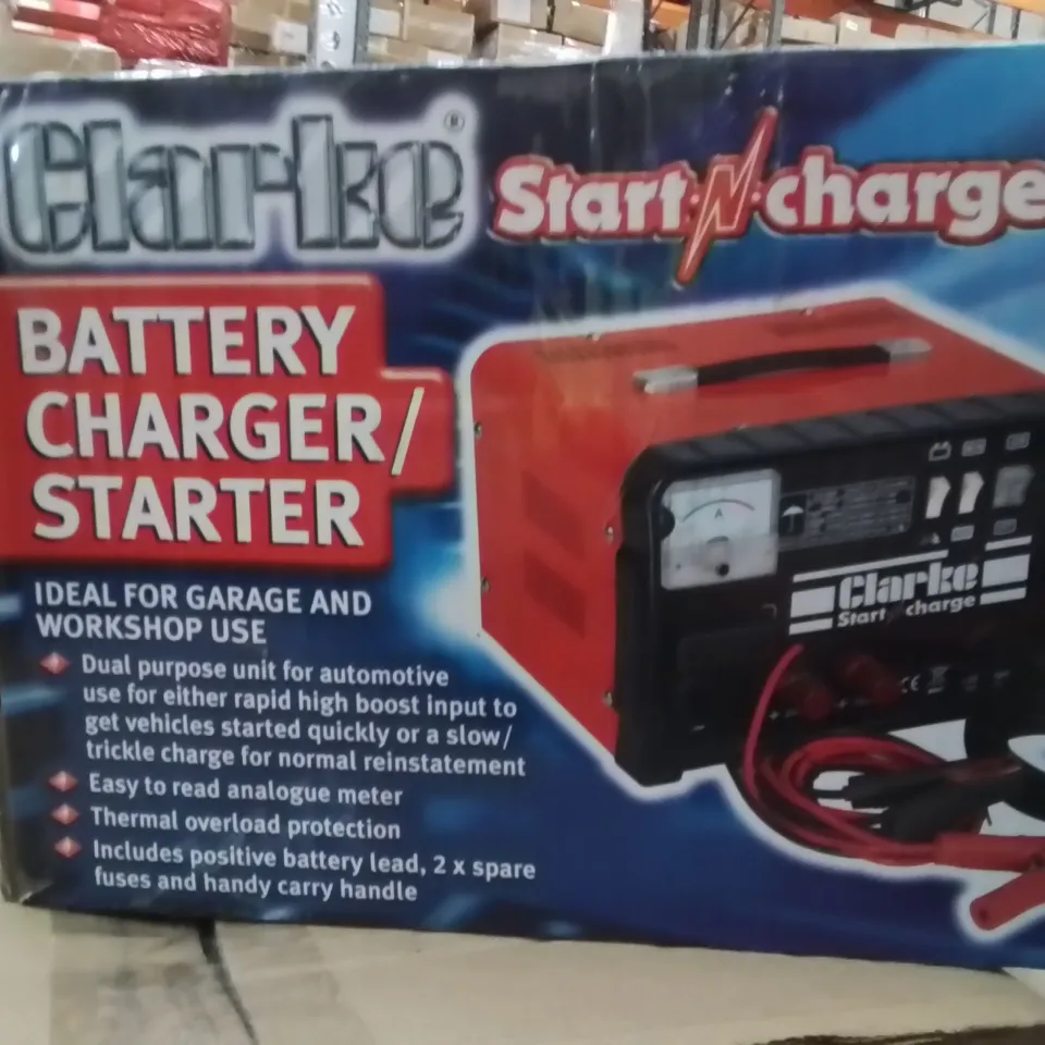 CLARKE BC125 BATTERY STARTER/CHARGER