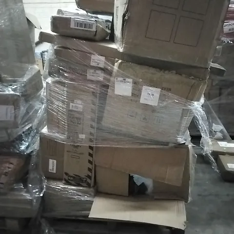 PALLET OF ELECTRICAL ITEMS AND HOUSEHOLD GOODS TO INCLUDE;32" LED SMART TV,HOOVER,LITHIUM CHAIN SAW