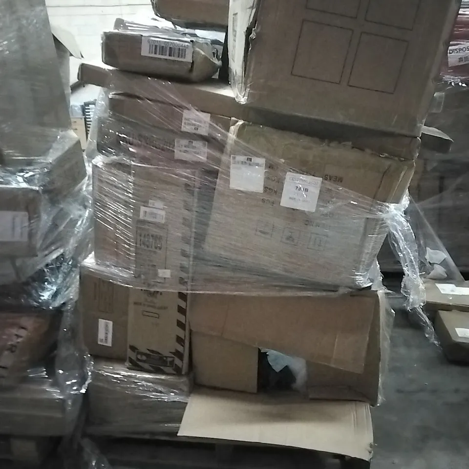 PALLET OF ELECTRICAL ITEMS AND HOUSEHOLD GOODS TO INCLUDE;32" LED SMART TV,HOOVER,LITHIUM CHAIN SAW